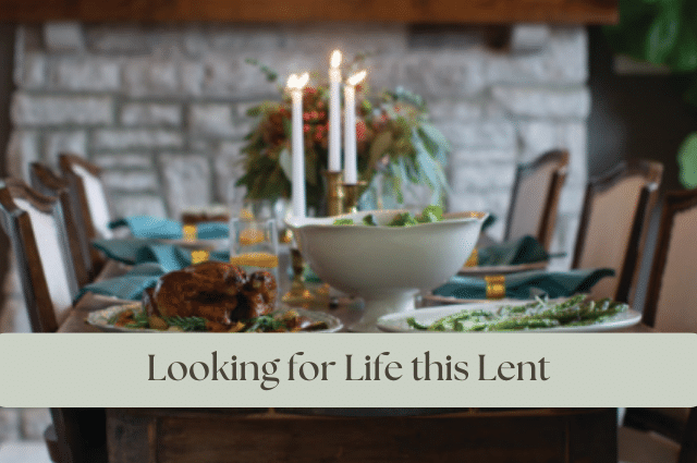 Look for Life this Lent